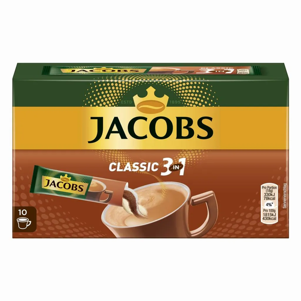 Jacobs Classic 3in1 Sticks | Löslicher Kaffee | 10 Portionen 15 Jacobs Classic 3in1 Sticks | Löslicher Kaffee | 10 Portionen – Bild 13