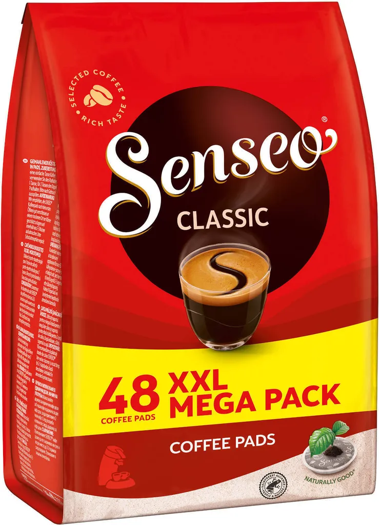 SENSEO Pads Classic Senseopads 48 Getränke Kaffeepads XXL Pack 4 SENSEO Pads Classic Senseopads 48 Getränke Kaffeepads XXL Pack – Bild 2
