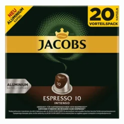 JACOBS Espresso 10 Intenso 200 Nespresso®* Kompatible Kaffeekapseln 13 JACOBS Espresso 10 Intenso 200 Nespresso®* Kompatible Kaffeekapseln -Kaffeegetränkeladen 4ee0f35e4dc4691fd900ede36b93ed27