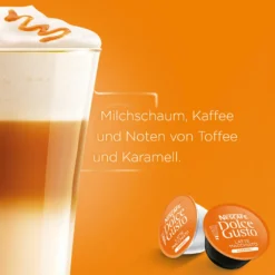 Nescafé® Nescafé Dolce Gusto Caramel Latte Macchiato, Karamell, Kapseln, Kaffeekapsel, Café, Coffee, Kaffee, 16 Kapseln (8 Portionen) -Kaffeegetränkeladen 4ef168a89eb3bfbe9b107765d6c11e6c