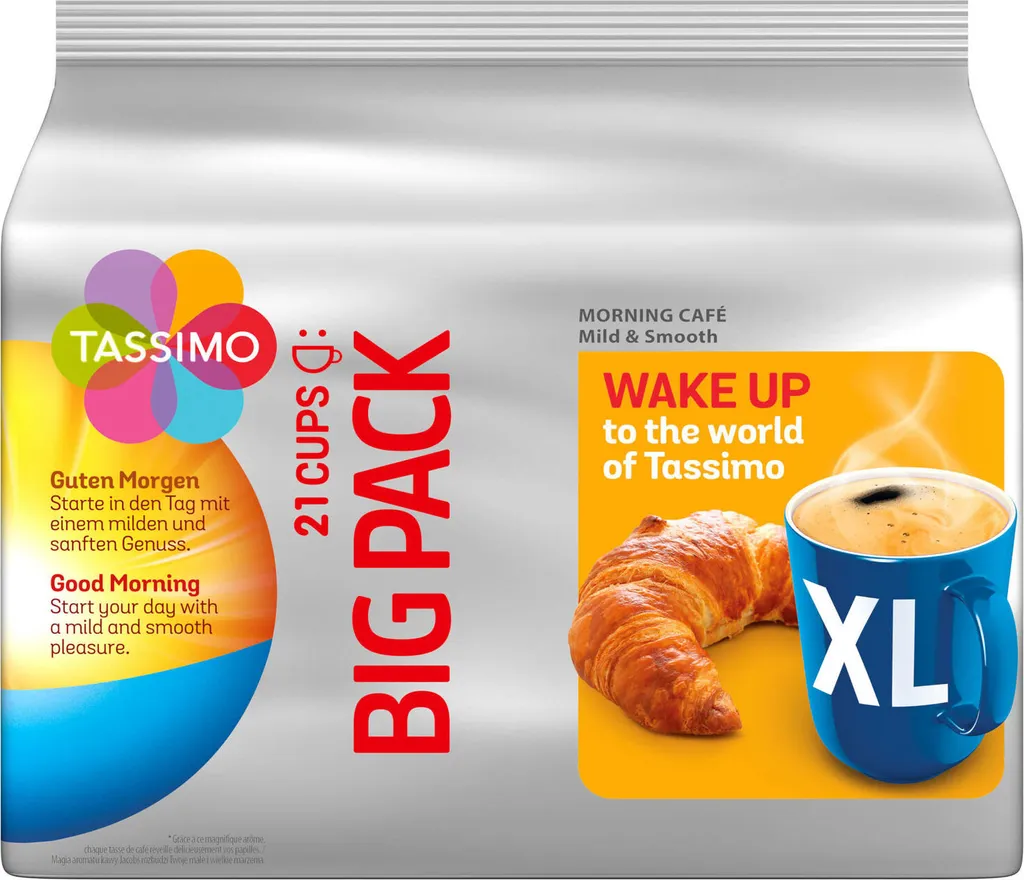 TASSIMO Morning Café XL Big Packs Mix-Paket 3 Sorten 6 Packungen 126 Getränke 9 TASSIMO Morning Café XL Big Packs Mix-Paket 3 Sorten 6 Packungen 126 Getränke – Bild 7