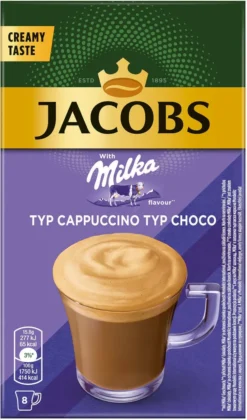 JACOBS Löskaffee Typ Cappuccino Milka* Geschmack 10 X 8 Sticks - 80 Getränke -Kaffeegetränkeladen 50c3c536b083c349d400fffcc284edb5