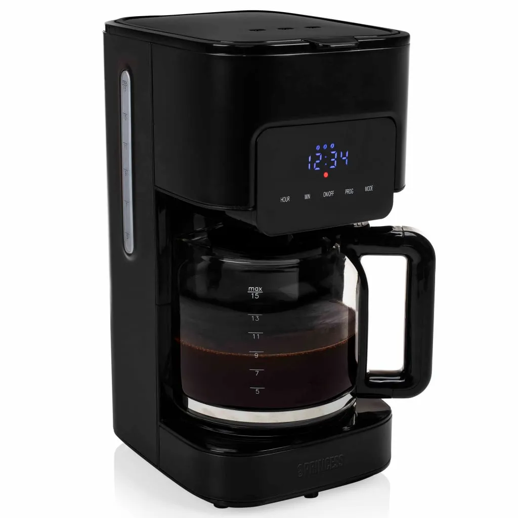 Princess Deluxe Kaffeemaschine Black Steel 1,5 L 900 W Schwarz 3 Princess Deluxe Kaffeemaschine Black Steel 1,5 L 900 W Schwarz