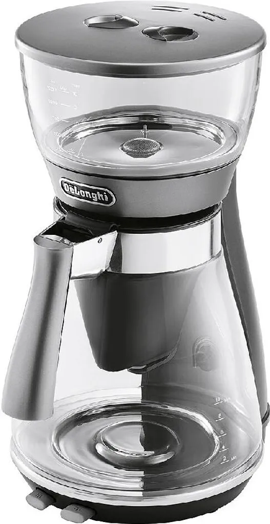 De'Longhi DeLonghi ICM17210 Kaffeemaschine Clessidra Silber/Glas 4 De'Longhi DeLonghi ICM17210 Kaffeemaschine Clessidra Silber/Glas – Bild 2