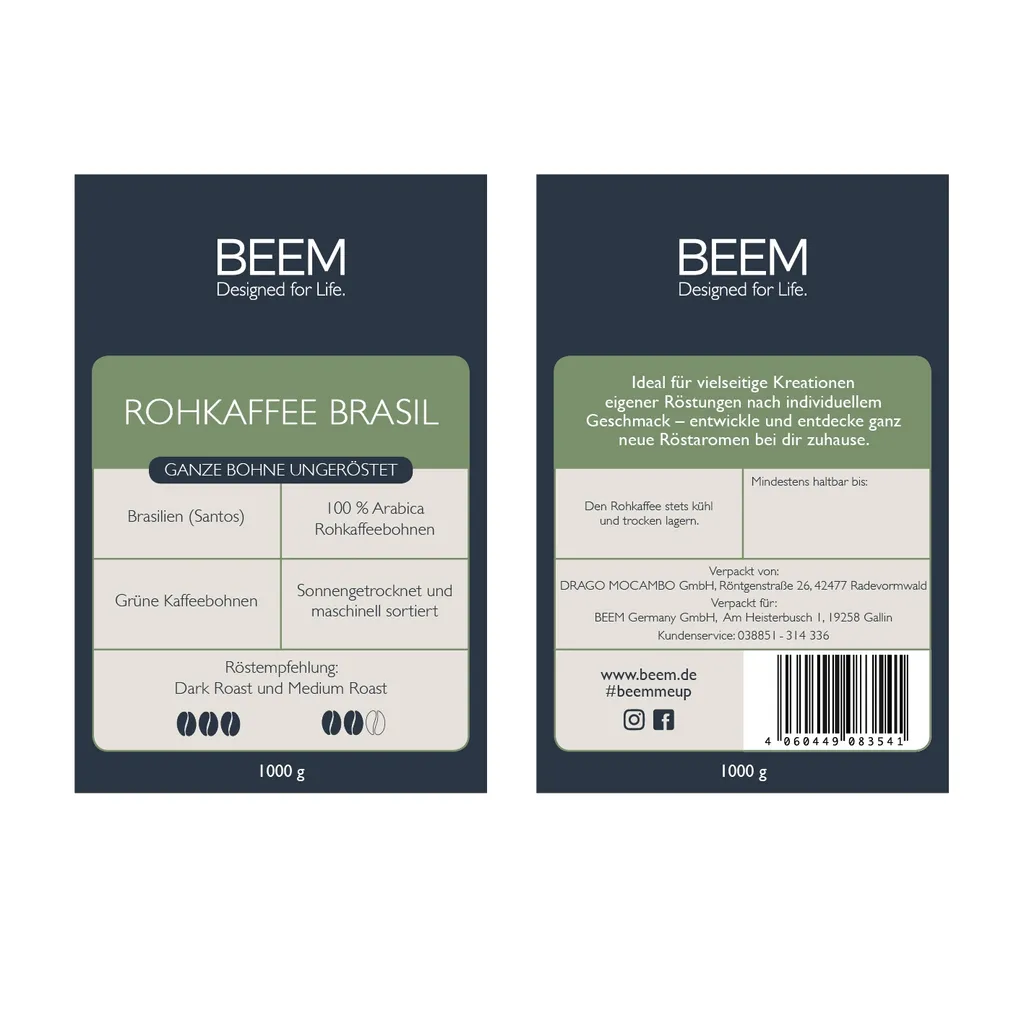 Rohkaffee Kaffeebohnen Arabica Bohnen Ungeröstet Kaffee Cappucino Espresso BEEM 9 Rohkaffee Kaffeebohnen Arabica Bohnen Ungeröstet Kaffee Cappucino Espresso BEEM – Bild 7