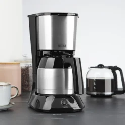 Kaffeemaschine Filter Kaffeemaschine 10 Tassen Thermoskanne Edelstahl Glaskanne -Kaffeegetränkeladen 5545f06bbca06a7f92a00e88decc509e