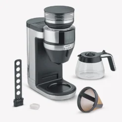 SEVERIN FILKA Vollautomat Für Filterkaffee Mit Glaskanne KA 4850 Aus Edelstahl, Matt-schwarz Edelstahl-gebürstet -Kaffeegetränkeladen 55acbedea57cdea54ee67497ec72ba6a