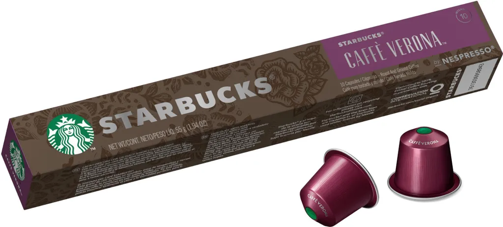 Nestlé® Starbucks Caffe Verona By Nespresso Kaffeekapseln Röstkaffee 55g, 10 Kapseln 5 Nestlé® Starbucks Caffe Verona By Nespresso Kaffeekapseln Röstkaffee 55g, 10 Kapseln – Bild 3