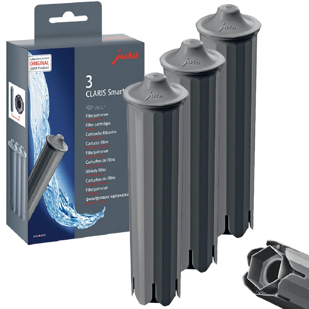 Jura Claris Smart 3x Filter Espressomaschine Grau 71794 Jura Z8, Jura Z6, Jura J6/J600, Jura S8/S80, Jura E8/E80/E800, Jura E6/E60/E600, Jura D6/D60/D600 3 Jura Claris Smart 3x Filter Espressomaschine Grau 71794 Jura Z8, Jura Z6, Jura J6/J600, Jura S8/S80, Jura E8/E80/E800, Jura E6/E60/E600, Jura D6/D60/D600