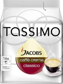 Tassimo Jacobs Caffè Crema Classico | 16 T Discs, Kaffeekapseln -Kaffeegetränkeladen 5c4fff3e65c4ad237fafa2141508e7ca