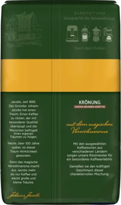JACOBS Kaffeebohnen Krönung Aroma-Bohne Kräftig 12 X 500 G Ganze Bohne -Kaffeegetränkeladen 5d25bed580b926b726c8c80d85834161 1