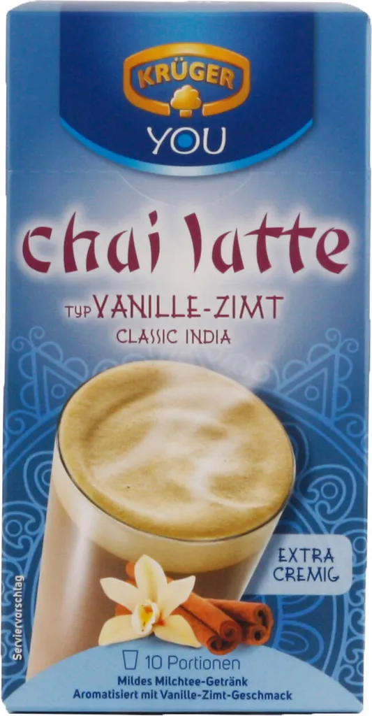 Krüger You Chai Latte Typ Vanille-Zimt Classic India Extra Cremig | 10 Portionen 8 Krüger You Chai Latte Typ Vanille-Zimt Classic India Extra Cremig | 10 Portionen – Bild 6