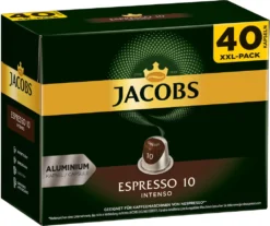 JACOBS Kapseln Espresso Intenso 5 X 40 Nespresso®* Kompatible Kaffeekapseln 21 JACOBS Kapseln Espresso Intenso 5 X 40 Nespresso®* Kompatible Kaffeekapseln -Kaffeegetränkeladen 5e59c4f56ab078f4274b20fbd139f0af