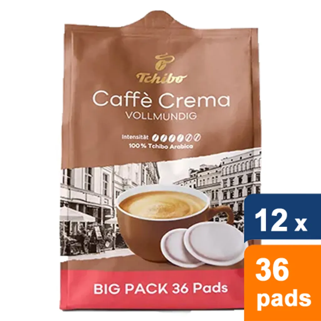Tchibo - Caffè Crema Vollmundig - 12x 36 Pads 3 Tchibo - Caffè Crema Vollmundig - 12x 36 Pads
