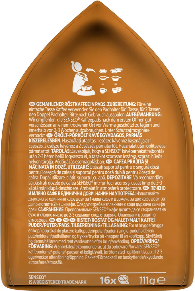 SENSEO Pads Caffè Crema Senseopads 80 Getränke Pads Softpads 8 SENSEO Pads Caffè Crema Senseopads 80 Getränke Pads Softpads – Bild 6