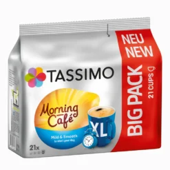 TASSIMO Morning Café XL Mild & Smooth, Kaffeekapseln, XL 21er 10 TASSIMO Morning Café XL Mild & Smooth, Kaffeekapseln, XL 21er -Kaffeegetränkeladen 6167c6f7825e1c7d996eb7ff8d0740ac