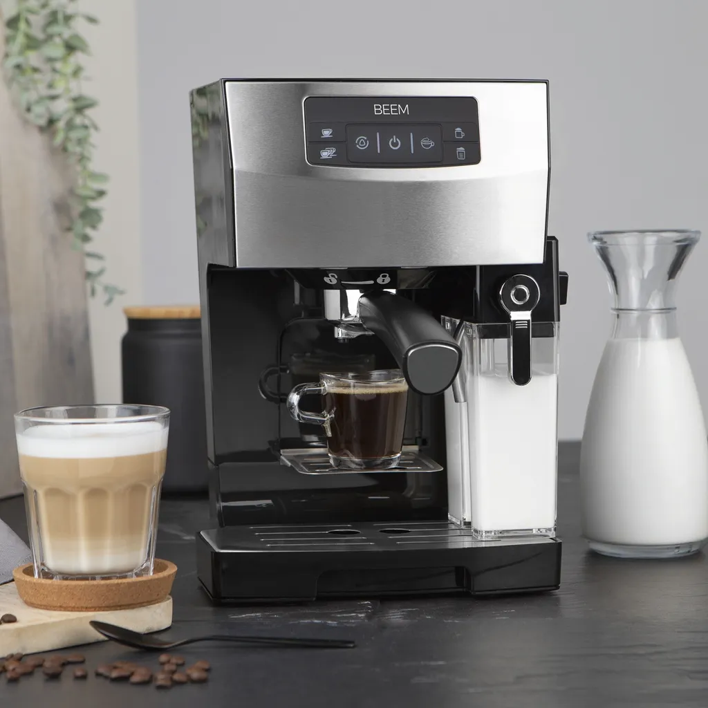 Espressomaschine Siebträger Maschine Barista Edelstahl Milchschaumdüse 20 Bar 9 Espressomaschine Siebträger Maschine Barista Edelstahl Milchschaumdüse 20 Bar – Bild 7