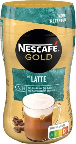 Nescafé® Nescafé Gold Typ Latte | 250g Dose 16 Nescafé® Nescafé Gold Typ Latte | 250g Dose -Kaffeegetränkeladen 628f9f195bcd8b1dcc437c83b7def4c3