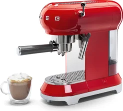 SMEG Espresso Kaffeemaschine Rot ECF01RDEU -Kaffeegetränkeladen 62a65ec1652c9b51d541d5b4f2256d12