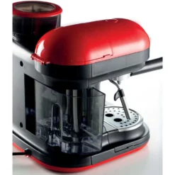 Ariete Siebträger-Espressomaschine Moderna Mit Kaffeemühle Und Aufschäumdüse, Rot/schwarz 33 Ariete Siebträger-Espressomaschine Moderna Mit Kaffeemühle Und Aufschäumdüse, Rot/schwarz -Kaffeegetränkeladen 6317b106c026173bca0be9bb9e222f2c