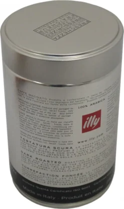 Illy Espresso Dunkle Röstung / Dark Roast | Gemahlen | 250g-Dose -Kaffeegetränkeladen 6395d85ce0d3b574dc2c84131aae3757