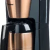 Bestron Filterkaffeemaschine Mit Thermokanne, Kaffeemaschine Für 8 Tassen Frischen Kaffee, Inkl. Permanentfilter Und Automatischer Abschaltfunktion, 900 Watt, Farbe: Kupfer -Kaffeegetränkeladen 65359d290ca38544771f94153d0ccdcf