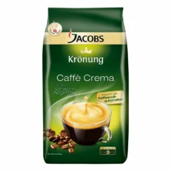 Jacobs Krönung Crema | Ganze Bohne | 1000g -Kaffeegetränkeladen 65873e83a1a378da683953b71ae744d7