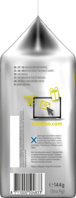 TASSIMO Jacobs Caffè Crema Intenso XL 5er Pack T Discs Kapseln 5 X 16 Getränke -Kaffeegetränkeladen 661a3ff3d2f935dc1fa3a8ff279b6fba