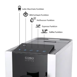Caso: Design Kaffeevollautomat CREMA ONE (1881) 22 Caso: Design Kaffeevollautomat CREMA ONE (1881) -Kaffeegetränkeladen 67e0b7d1ef215ea71e4a57257055ce8f