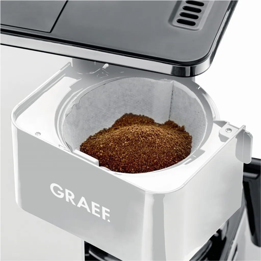 GRAEF FK401EU Kaffeemaschine 10 Tassen 1000Watt Weiß 4 GRAEF FK401EU Kaffeemaschine 10 Tassen 1000Watt Weiß – Bild 2
