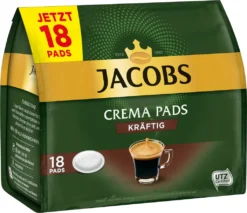 JACOBS Pads Crema Kräftig 270 Getränke - 15x18 Kaffeepads Senseo Kompatibel 11 JACOBS Pads Crema Kräftig 270 Getränke - 15x18 Kaffeepads Senseo Kompatibel -Kaffeegetränkeladen 696b0c3e8aabf5ac3b09c4f39b726a10