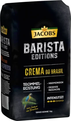 JACOBS Kaffeebohnen Barista Editions Crema Do Brasil 4 X 1 Kg Geröstete Bohnen -Kaffeegetränkeladen 6a5a1c7e47c06c487215edd6f7d2c698
