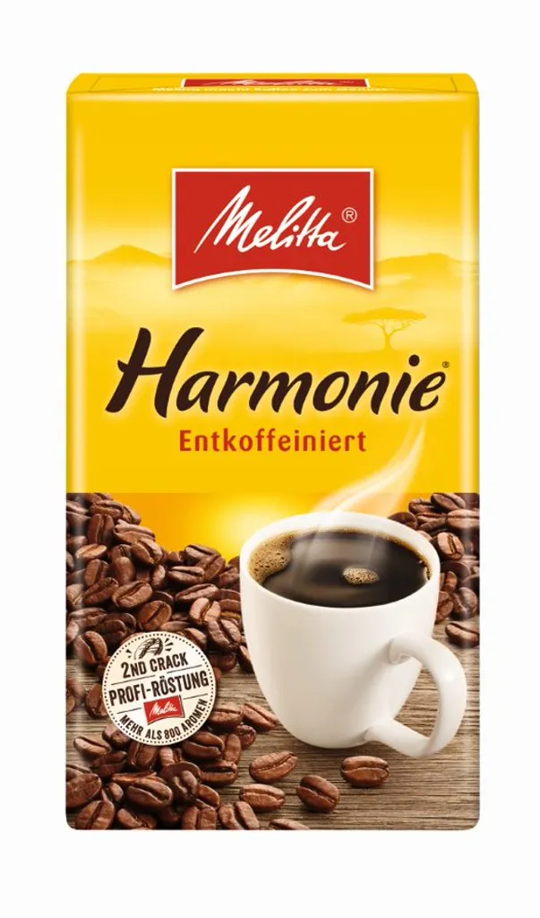 MELITTA Filterkaffee Harmonie Entkoffeiniert Gemahlener Röstkaffee 12x500g Sanft 4 MELITTA Filterkaffee Harmonie Entkoffeiniert Gemahlener Röstkaffee 12x500g Sanft – Bild 2