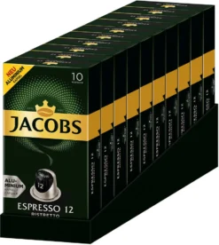 JACOBS Kapseln Espresso Ristretto 100 Nespresso Kompatible Kaffeekapseln -Kaffeegetränkeladen 6ad8dda1680db8a388d521f2ddb544a0