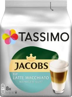 TASSIMO Kapseln Typ Latte Macchiato Weniger Süß Kaffeekapseln 5 X 8 Getränke -Kaffeegetränkeladen 6cded7abf0764aecef8832413aa84cee 1