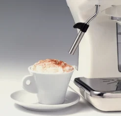 Ariete Siebträger-Espressomaschine Vintage Creme -Kaffeegetränkeladen 6d930d02b857050017db8b0b2bfe6396