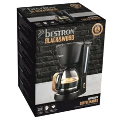 Bestron Filter-Kaffeemaschine Für 10 Tassen Kaffee, Inkl. 1,5 Liter Glaskanne, Permanentfilter & Warmhalteplatte, 1.000 Watt, Black & Wood-Design, Farbe: Schwarz / Holz 19 Bestron Filter-Kaffeemaschine Für 10 Tassen Kaffee, Inkl. 1,5 Liter Glaskanne, Permanentfilter & Warmhalteplatte, 1.000 Watt, Black & Wood-Design, Farbe: Schwarz / Holz -Kaffeegetränkeladen 6e3811c31be5d9e0ddb6c23f924389aa