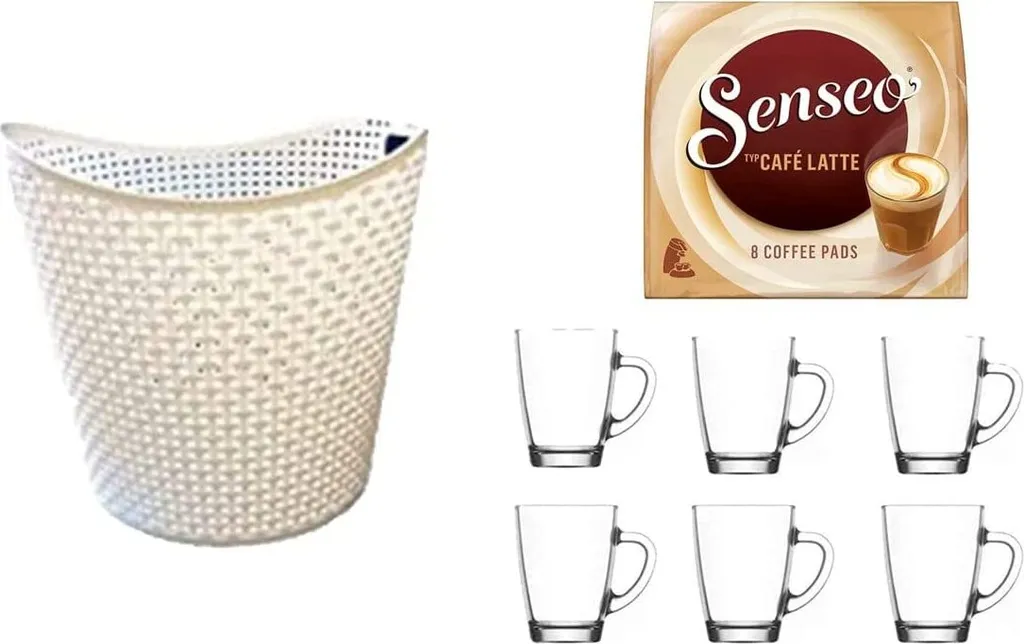 Senseo Latte Pads Für Geeignet Senseo Und Weitere Kaffeemaschinen Aktion+ 6 Kaffeebecher Mit Henkel Plus Wäschekorbaktion Rattan-Design 27 Liter Senseo Kaffeemaschine Senseo Pads 3 Senseo Latte Pads Für Geeignet Senseo Und Weitere Kaffeemaschinen Aktion+ 6 Kaffeebecher Mit Henkel Plus Wäschekorbaktion Rattan-Design 27 Liter Senseo Kaffeemaschine Senseo Pads