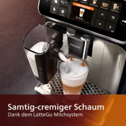Does Not Apply Philips Series 5400 Kaffeevollautomat – Lattego Milchsystem, 12 Kaffeespezialitäten, Intuitives Display, 4 Benutzerprofile, Chrom (EP5447/90), Chrom / Einzigartig -Kaffeegetränkeladen 70bb57dee5b56cb63d34b27f1ebbc5ab