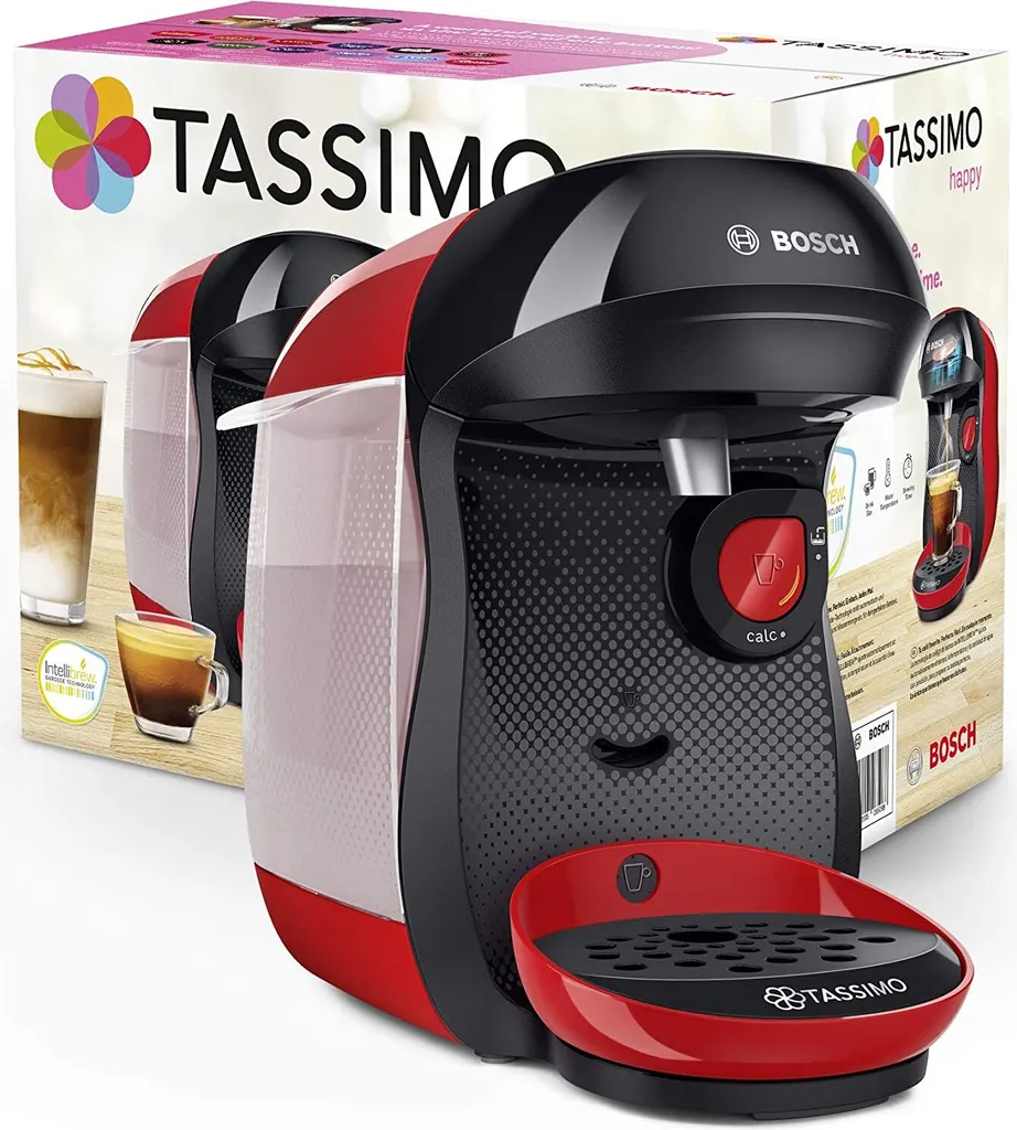 TASSIMO Kaffeekapselmaschine Happy TAS1003, Rot 12 TASSIMO Kaffeekapselmaschine Happy TAS1003, Rot – Bild 10