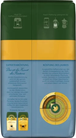 JACOBS Kaffeebohnen Expertenröstung Crema Mild Röstung Des Jahres 2x1 Kg Bohnen 13 JACOBS Kaffeebohnen Expertenröstung Crema Mild Röstung Des Jahres 2x1 Kg Bohnen -Kaffeegetränkeladen 72706354a3f0e84c9bbb810a41161ecf