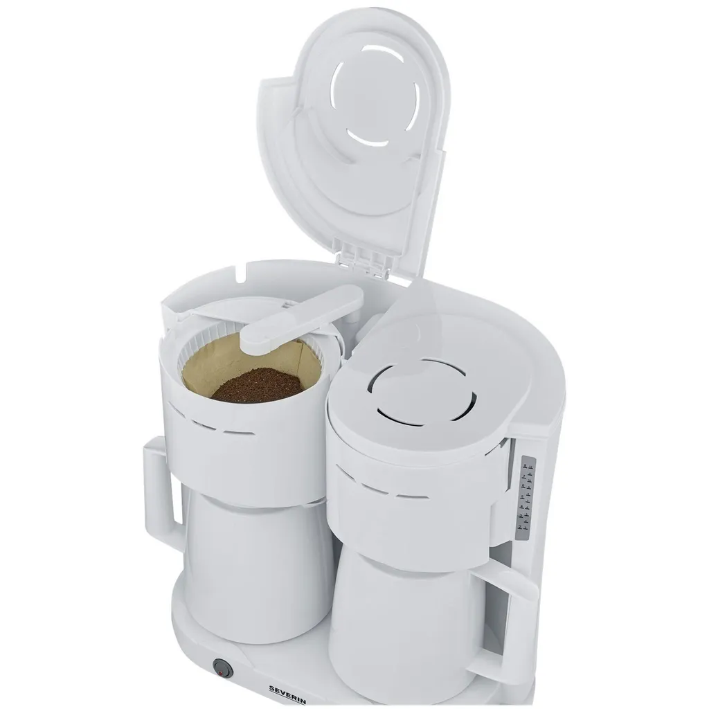 SEVERIN Duo-Filterkaffeemaschine KA 5830 Weiß 14 SEVERIN Duo-Filterkaffeemaschine KA 5830 Weiß – Bild 12