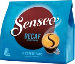 Senseo Decaf Entkoffeiniert | 16 Kaffeepads -Kaffeegetränkeladen 7325f017c70dea216ff16e4427627761