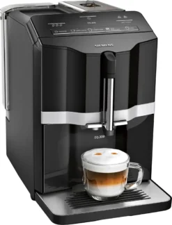 Siemens EQ.300 Kaffeevollautomat TI351509DE, Kompakte Größe, Einfache Bedienung, 1.300 Watt, Schwarz -Kaffeegetränkeladen 73a88206d9238719415317b19192485f