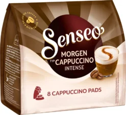 SENSEO Pads Typ Morgen Cappuccino Intense 10 X 8 Pads 80 Getränke 18 SENSEO Pads Typ Morgen Cappuccino Intense 10 X 8 Pads 80 Getränke -Kaffeegetränkeladen 752db9dd19d9fb1d788a2db5ca977444