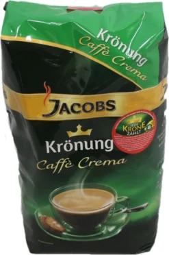 Jacobs Krönung Crema | Ganze Bohne | 1000g -Kaffeegetränkeladen 753c8b2d451d71c47383b7307c4053ce