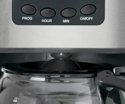 Clatronic KA 3642 Kaffeefiltermaschine Für 12-14 Tassen 1,5 L, Programmierbare 24-Stunden LCD-Digital-Zeitschaltuhr, Edelstahlfront -Kaffeegetränkeladen 765bb570c8f546671329efaf363d8aba