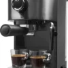 Bestron Espressomaschine Für 2 Tassen, Kolbenmaschine Mit Schwenkbarer Dampfdüse, Inkl. Integriertem Tassenwärmer, Herausnehmbarem Wassertank & 15 Bar Pumpendruck, 1.450 Watt, Farbe: Silber 1 Bestron Espressomaschine Für 2 Tassen, Kolbenmaschine Mit Schwenkbarer Dampfdüse, Inkl. Integriertem Tassenwärmer, Herausnehmbarem Wassertank & 15 Bar Pumpendruck, 1.450 Watt, Farbe: Silber -Kaffeegetränkeladen 76882af6d461e1154157d97abb3888b8