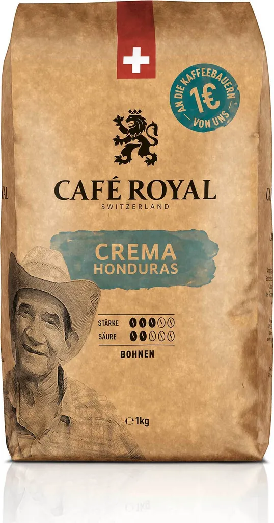 CAFE ROYAL Bohnenkaffee Honduras Crema 1kg HONDURAS CREMA 4 CAFE ROYAL Bohnenkaffee Honduras Crema 1kg HONDURAS CREMA – Bild 2