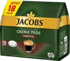 Jacobs Crema Pads Kräftig | 18 Senseo Kompatible Kaffeepads, 118 G -Kaffeegetränkeladen 76dffdae11197d87ff61a0cc77fde121